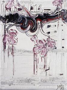 Brixy Horizon 7 2018 oil on canvas 80 x 60 cm