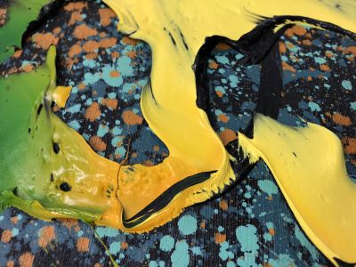 Detail of painting Dietmar Brixy - Detail of painting