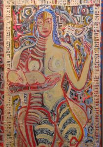 Jean Starck - Renaissance - Technique mixte sur panneau - 2006 - 120 x 84 cm