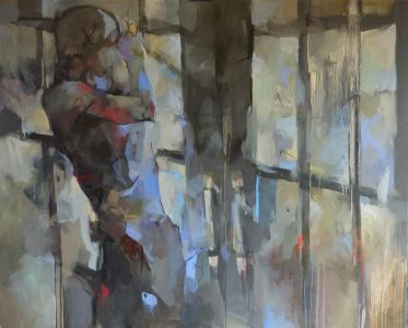 © Larissa Strunowa., Die Tür120x150 Oil