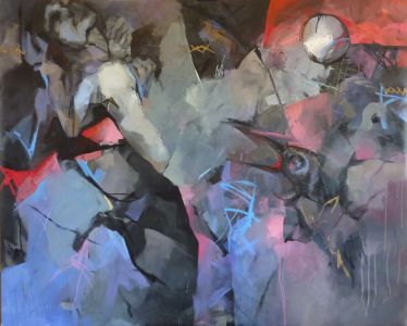 © Larissa Strunowa. Neonostalgie123x153 oil
