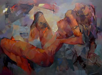 © Larissa Strunowa., Versuchung120x160 <oil